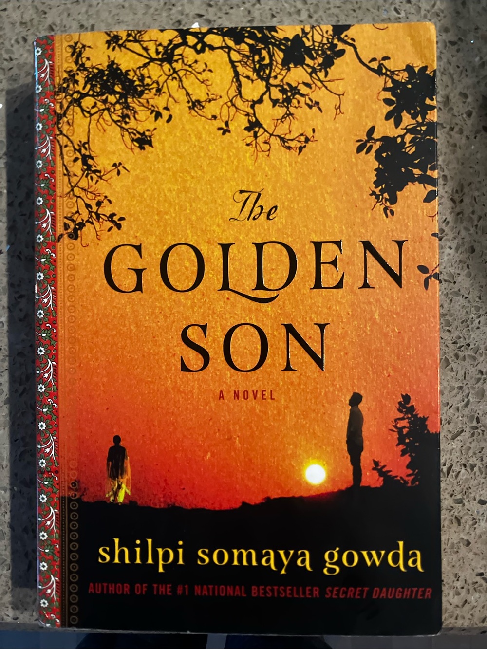 The Golden Son Wall Art - Warm Gold and Orange
